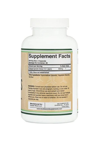 Fadogia Agresti.s 600 Mg 180 Veg.kapsül.usa Vers.