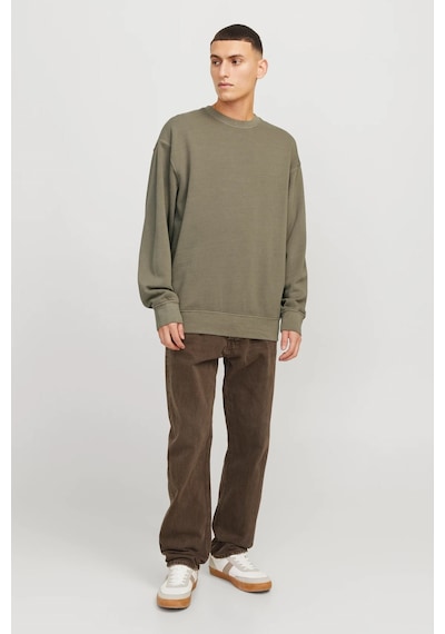Jack & Jones Jjecharge Erkek Sweatshirt Gri
