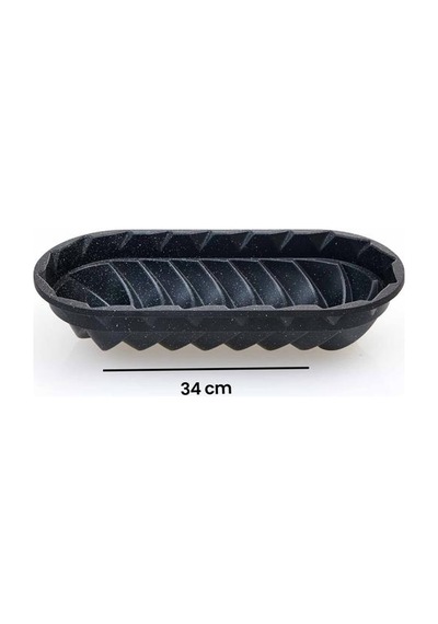 Thermoad Granit Baton Kek Kalıbı - 34 Cm Gri