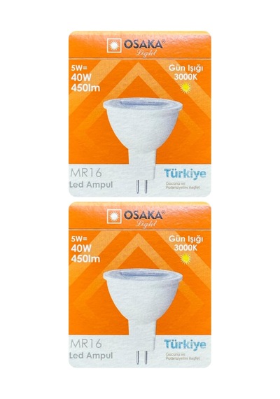 Led Çanak Ampul, 5w 40w , Sarı Işık 3000k, Mr16 G4 Duylu, 2 Adet Diğer