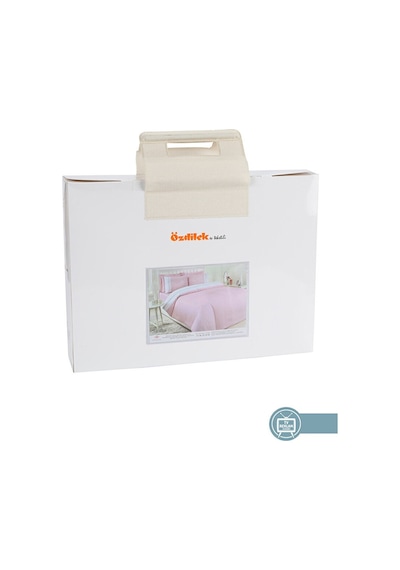 Özdilek Soft Linen Çift Kişilik Saten Nevresim Takımı 43891 Pembe