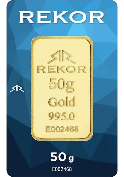 Rekor 50 Gr Külçe Altın