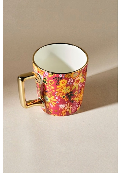Karaca Flower J Harfli Kupa 350 ml