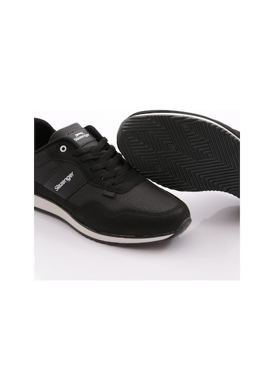 Slazenger Sa25le036 Offense Erkek Spor Ayakkabı Siyah Beyaz