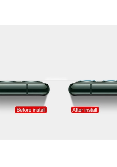 Apple İphone Uyumlu 11 Yüksek Çözünürlüklü Kamera Lens Koruma Camı- 5775