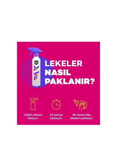 Pak Mucize Köpük Temizleyici Sprey 500 Ml X 2 Adet Diğer