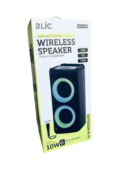 Bls-50 Rgb Mikrofonlu Wireless Bluetooth Speaker