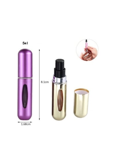 5ml Cep Parfüm Şişesi Seyahat Boy Çantalık Doldurulabilir Şişe