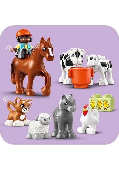LEGO® DUPLO® 10416 Kasabası Çiftlikte Hayvanların Bakımı 74 Parça