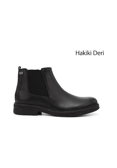 Gönderi(R) Gönderi R Erkek Siyah Hakiki Deri Fermuarlı Chelsea Bot Dkmb64901650