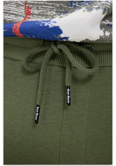 Bad Bear 24.02.14.004 Flame Sweatpants Haki Erkek Eşofman Altı Siyah