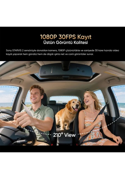 Viofo Rnf210 A229 Pro/plus/ultra Uyumlu 1080p Kızılötesi Balıkgöz Çok Renkli