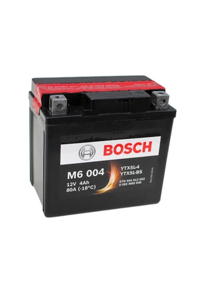 Bosch 4 Amper M6004 Ytx5l-4 - Ytx5l-bs Agm Motosiklet Aküsü