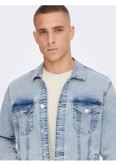 Only & Sons Erkek Kot Ceket Onscoın L. Blue 4334 Jacket 22024334 001