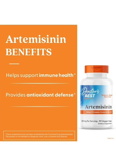 Doctors Best Artemisinin Artemisia Helps Promote Health Tatlı Pelin Otu 90 Kapsül