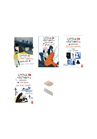 7. Ve 8. Sınıf Ünsüz Youtuberin Günlüğü Seti 4 Kitap Miyase Sertbarut