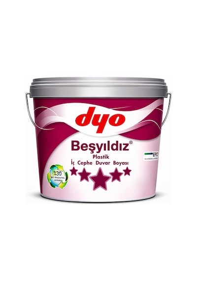 Dyo Beşyıldız Plastik İç Cephe Boyası 20 Kg Çisenti Diğer
