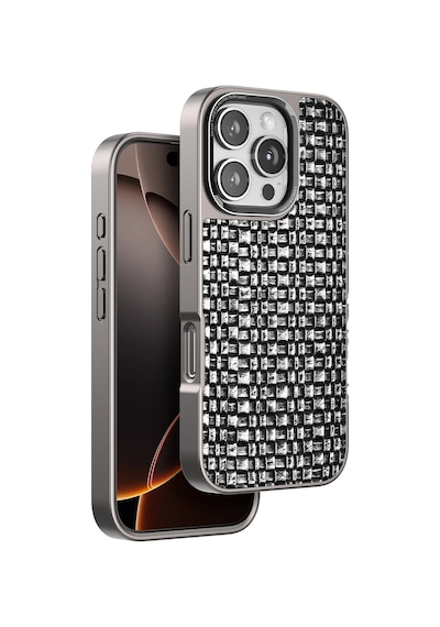 Venco - 86 - İphone 16 Pro Max Brand Kapak - Glblseme - - Gümüş