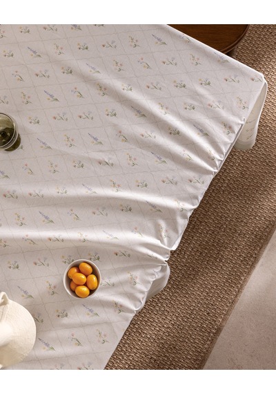 Savore %100 Pamuk Masa Örtüsü - Lila - 160x200 Cm 8684427310168 Çok Renkli