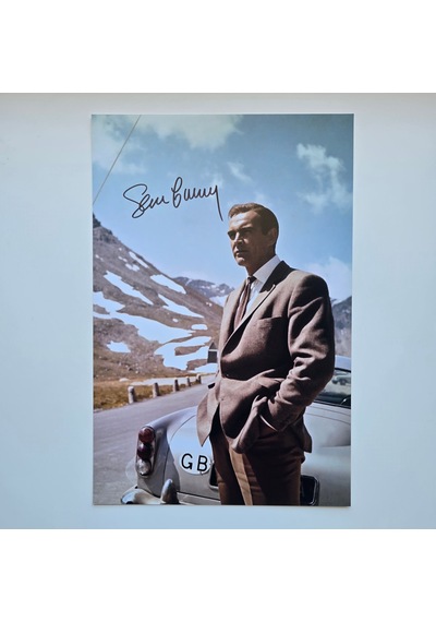 Sean Connery, James Bond 20x30 Cm Boyutunda Islak İmzalı Fotoğraf