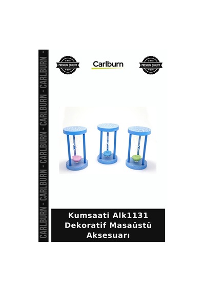 Özel Üretim Dekoratif Masaüstü Hediyelik Aksesuar Kumsaati Alk1131 Çok Renkli