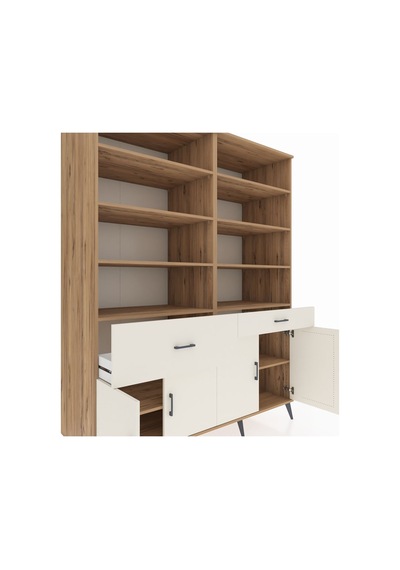 Kronos Gardrop 10 Raflı 2 Çekmeceli 4 Kapaklı 176x59x221 Çam-aytaşı Aytaşı Kronos Gardrop 10 Raflı 2 Çekmeceli 4 Kapaklı 176x59x221 Çam-aytaşı Aytaşı