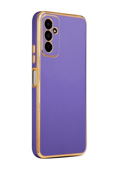 Samsung Uyumlu Galaxy M23 Kılıf Zore Bark Kapak Derin Mor