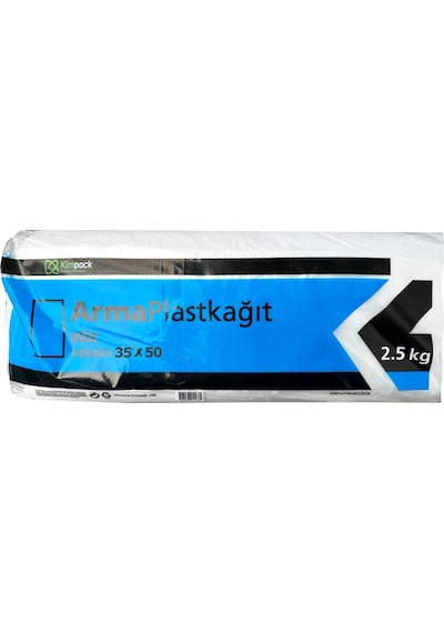 Arma Plastik Kağıt Düz Tabaka Şeffaf Poşet Naylon - 35 x 50 CM. - 2.5 KG. - 1 Paket