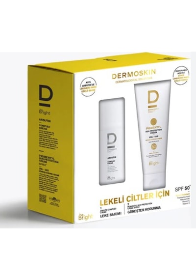 Dermoskin Arbutin Kompleks Krem 33ml + Lekeli Cilt Güneş Kremi Spf50+ 75ml