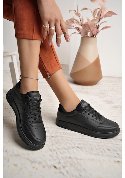 Nesilshoes Darkstep 158 Siyah Unisex Sneakers