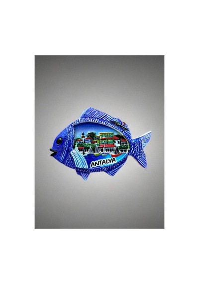 Antalya Temalı Kabartmalı Polyester Magnet 8,5 Cm X 6cm 34602580