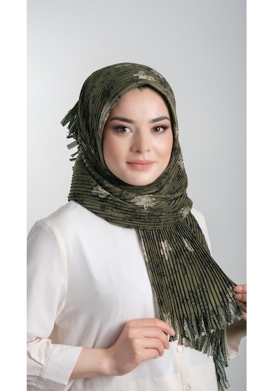 Hürrem Bone Haki Pratik Hazır Geçmeli Tesettür Eşarp Kesik Elyaf Piliseli Çiç (553630012) Haki Hürrem Bone Haki Pratik Hazır Geçmeli Tesettür Eşarp Kesik Elyaf Piliseli Çiç (553630012) Haki