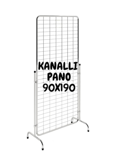 Manken İstanbul Tel Pano Standı + Kanca Krom 80 Adet﻿﻿