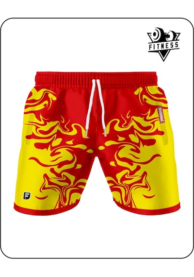 Freeside Freesıde Fire İnferno Training Short Sarı