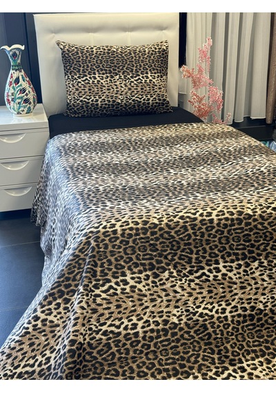 Tek Kişilik Nevresim Takımı Leopar