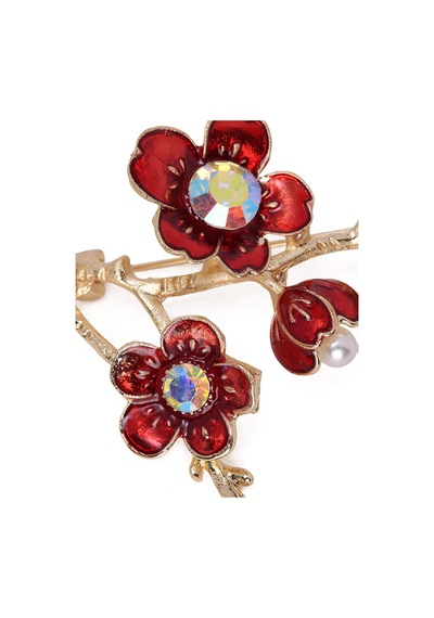 İncili Çiçek Broş W27brs006 Uw27brs00662 Gold