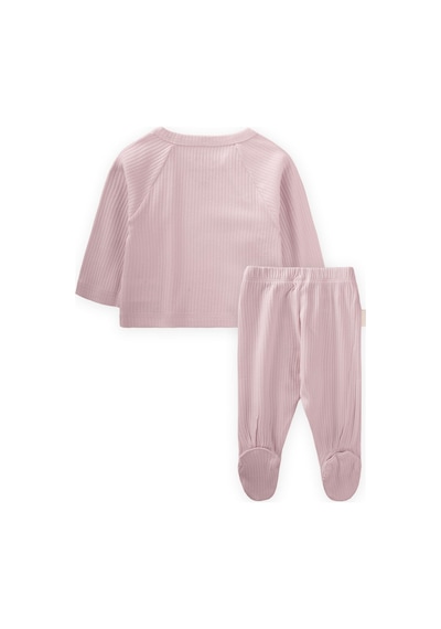 Cigit Fitilli Ayaklı Takım 0-9 Ay Pudra Pembe Pudra Pembe