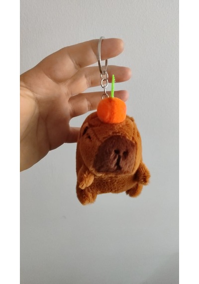 Kapibara Peluş Anahtarlık Çanta Aksesuar Çok Renkli