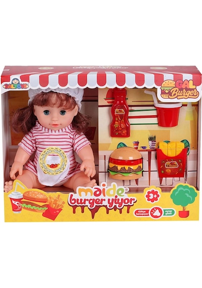Maide Burger Yiyor Türkçe Konuşan Bebek