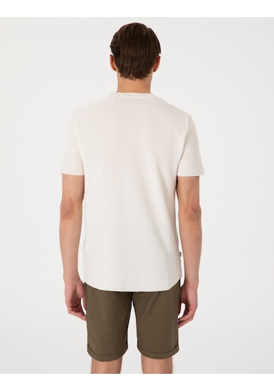 Pierre Cardin Erkek Ekru Kazak /triko 50305973-vr019 Ekru