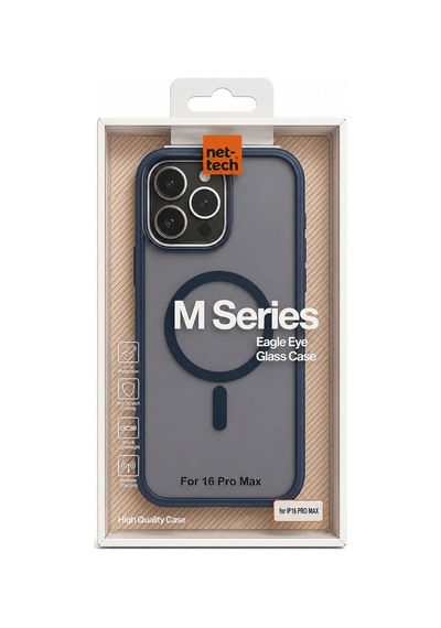 Nettech Apple İphone 16 Pro Max Uyumlu Nt-n107 Arka Koruma Kılıf - Siyah