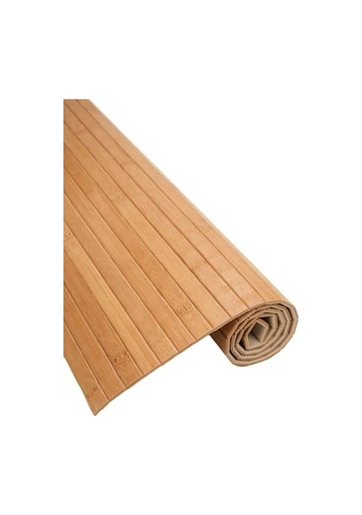 70x45 Cm Kaydırmaz Tabanlı Bambu Banyo Paspası 2li