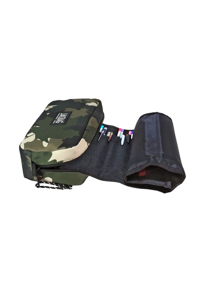 Jacbag Organizer Roll Up-rulo Organizer Kalem Çantası Organizer Roll Up-haki Camoflora renkli