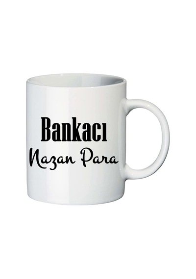 Bayan Bankacıya Hediye Isimli Kupa Bardak
