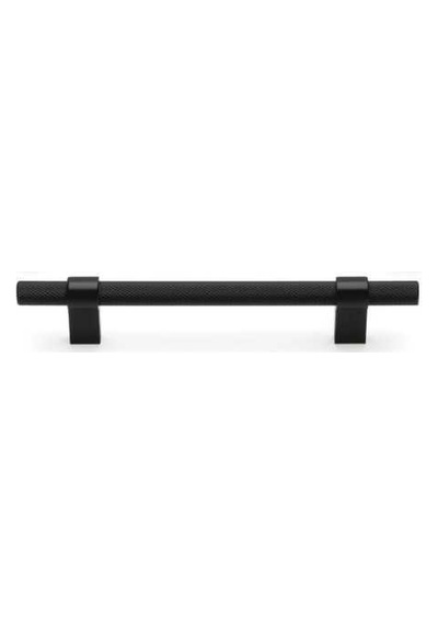 System Mobilya Kulbu Siyah Renk 128mm Kulp Sy8774 0128 Al6-al6 Çok Renkli