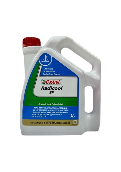 Kirmizi Castrol Antifiriz Castrol Radicool Sf 3Lt 2022 Tarihli 422594253