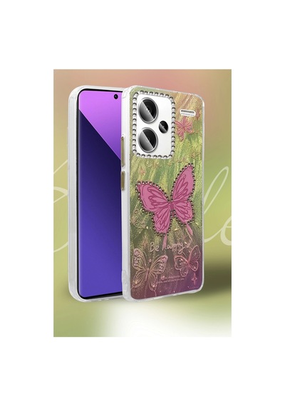 Redmi Note 13 Pro Plus Kılıf Blade Aynalı Desenli Kapak - Desen 4 İtdark44315