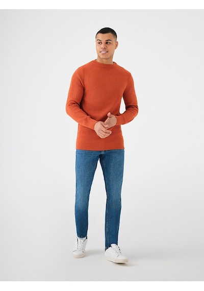 LOFT Regular Fit Erkek Kazak Pumpkin