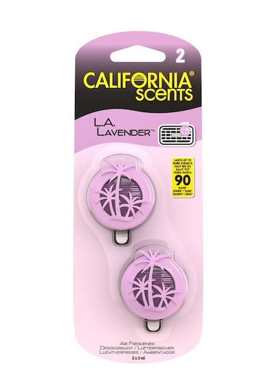 California Scents® Mini Diffuser "LA Lavender" Kalorifer Geçme Koku 2'li Set