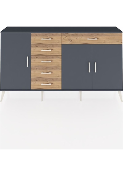 Arges Konsol 3 Raflı 6 Çekmeceli 3 Kapaklı 176x30x99 Antrasit-antrasit/çam Antrasıt/atlas Çam - Antrasıt Arges Konsol 3 Raflı 6 Çekmeceli 3 Kapaklı 176x30x99 Antrasit-antrasit/çam Antrasıt/atlas Çam - Antrasıt